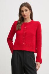 Sisley cardigan din amestec de lana culoarea rosu, 1176M500N 9BYH-SWD1HZ_33X (1176M500N)