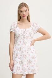 Hollister Co Hollister Co. rochie culoarea alb, mini, evazati, KI359-2121 9BYH-SUD1YS_00X (KI359.2121.108)