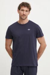 Gant tricou din bumbac barbati, culoarea albastru marin, cu imprimeu, 902339008 9BYH-BIM09Y_59X (902339008)