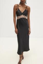 ANSWEAR rochie culoarea negru, maxi, dreaptă BBYA-SUD00I_99X (92686.ios)