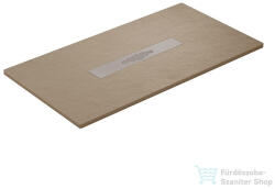 becrisa MURCIA 85x130 cm-es (A oldal x B oldal, lásd műszaki rajz) zuhanytálca palakő hatású felülettel, Tierra MUR20P85X130 (MUR20P85X130)