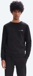 APC A. P. C. pamut melegítőfelső Sweat Item COEAS-H2768 BLACK fekete, férfi, sima, - fekete M