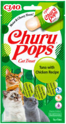 Inaba Foods Recompense pentru pisici Churu Pops cu pui ton 4 buc x 15 gr