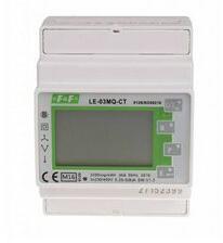 F&F Sorolható fogyasztásmérő 1/3F impulzusadós LCD MID Modbus 6A áramváltós LE-03MQ-CT F&F Filipowski (LE-03MQ-CT)