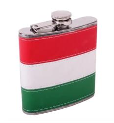 Laposüveg rozsdamentes acél HUNGARY mintás 240ml, piros, fehér, zöld