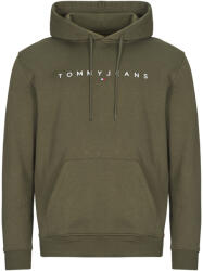 Tommy Hilfiger Hanorace Bărbați TJM REG LINEAR LOGO HOODIE EXT Tommy Jeans verde EU S