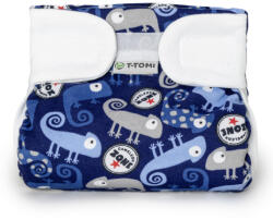 T-TOMI Ortopédiai pamut terpeszpelenka, kaméleon (5-9 kg)