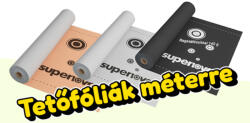 SUPERNOVA Minőségi páraáteresztő tetőfólia méterre (TELIM-000100G-01)
