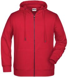 James & Nicholson (Daiber) Férfi cizpáros biopamut felső 8026 - Piros | 5XL (1-8026-1783065)