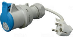 SEZ DK a. s Ipari csatlakozó adapter 3P 16A ipari lengő alj/3P dugvilla IP44 SA-3 (104986) SEZ (1000851100)