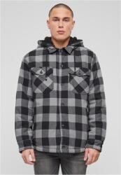 Brandit Lumberjacket Hooded black/charcoal