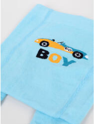  Yoclub pamut harisnyanadrág (68-74) - kék/versenyautó