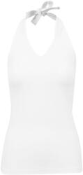 Build Your Brand Top pentru femei cu șnur - Albă | XL (BY038-1000206120)