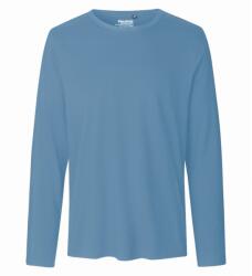 Neutral Tricou cu mânecă lungă pentru bărbați din bumbac organic Fairtrade - Dusty indigo | S (NE-O61050-1000303950)