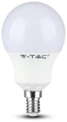 V-TAC LED izzó E14 A60 8.5W 200° 3000K gömb (Samsung Chip) - 21114 (21114)