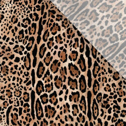 Takoy Mătase artificială / silky ușor elastic leopard