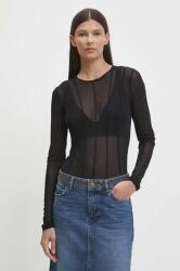 Remain body Bodysuit With Cutlines fekete, női, sima, 501946100 - fekete 34