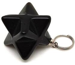 R. M. ékszer Merkaba medál Obszidián 2x2cm (020804)