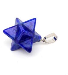 R. M. ékszer Ásvány medálok Merkaba medál Lapis lazuli 2x2cm (020759)