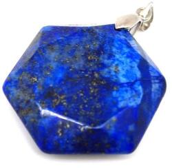 R. M. ékszer Hexagon medál Lapis lazuli 2, 5cm (022218)