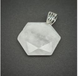 R. M. ékszer Hexagon medál Hegyikristály 2, 5cm (022247)