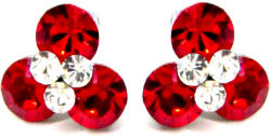 LEONOR bedugós fülbevaló -12 mm (light siam/crystal) (2024122219)