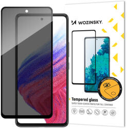 Wozinsky Privacy Glass edzett üveg Samsung Galaxy A53 5G-hez, kémkedés elleni adatvédelmi szűrővel
