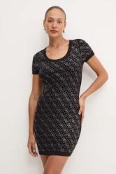 GUESS ruha fekete, mini, testhezálló, W4YK28 Z3FN0 - fekete S