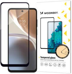 Wozinsky Full Glue Edzett üveg edzett üveg Motorola Moto G32 9H teljes képernyővédő fekete kerettel