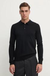 Michael Kors gyapjú pulóver könnyű, férfi, fekete, CF460F67AP - fekete XL