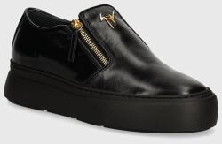 Giuseppe Zanotti bőr félcipő Alec fekete, férfi, EU40010.013 - fekete Férfi 42