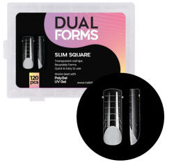 2M Beauty Tips Slim Square Dual Forms - 120 buc