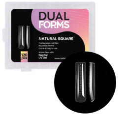 2M Beauty Tips Natural Square Dual Forms - 120 buc