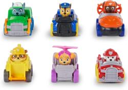 Spin Master Set de joaca 6 vehicule de baza Patrula Catelusilor Pup Squad Racers (6070070) Figurina