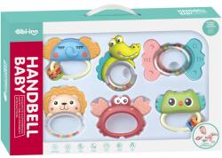 Chipolino Сет дрънкалки и гризалки Chipolino - Животни, 6 части (DRN02460879)