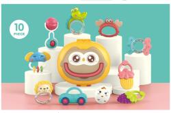 Chipolino Сет дрънкалки и гризалки Chipolino - 10 части (DRN02460887)