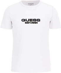 GUESS T-Shirt Ss Bsc Velvet Logo M5RI50K9RM1 g011 pure white (M5RI50K9RM1 g011 pure white)