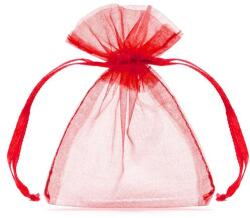  Organza tasak piros színű 10x18 cm 1 db (JS794392)