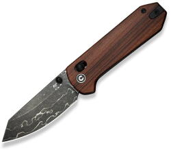 CIVIVI Yonder C23073B-DS1 Guibourtia Wood Damascus (C23073B-DS1)