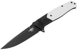 Bestech Knives Bestech Swordfish Button Lock Black & White BG62A (BG62A)