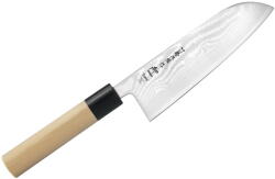 TOJIRO Shippu Damascus Santoku 16, 5 cm FD-597 konyhakés (FD-597)