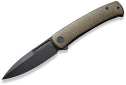 CIVIVI Caetus C21025C-3 Green Burlap Micarta kés (C21025C-3)