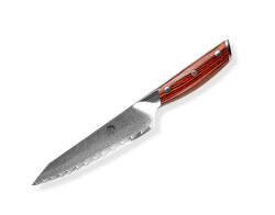 Dellinger Rosewood Utility Damascus univerzális konyhakés 13 cm (XZ-B27RW5)
