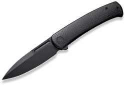 CIVIVI Caetus C21025C-2 Black Burlap Micarta kés (C21025C-2)