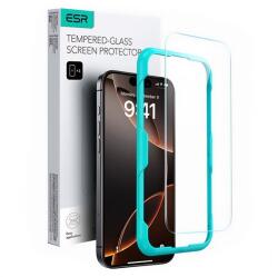 ESR GP-164283 iPhone 16 Pro Max 2.5D 9H fekete üveg kijelzővédő + segédkeret (GP-164283)