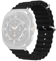 GIGAPACK GP-163491 Galaxy Watch Ultra eSIM 47mm (SM-L705) fekete szilikon óraszíj (GP-163491)