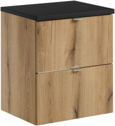 Comad Set dulap Comad Nova Oak NOVA OAK A 82-50-2S, blat Comad Nova Black NOVA BLACK B 89-50 (SETNOABBLACK50CMS)