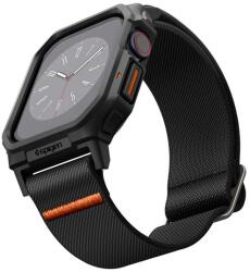 Spigen ACS08594 Watch Series 10 42mm fekete szilikon óraszíj (ACS08594)