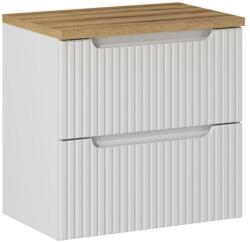 Comad Set dulap Comad Nova White NOVA WHITE 82-60-2S, blat Comad Nova Oak NOVA OAK A 89-60 (SETNOWBOAK60CMS)