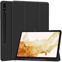 Gigapack GP-163645 Galaxy Tab S10 Plus LTE (SM-X826B) / WIFI (SM-X820) fekete bőr hatású oldalra nyíló tok (GP-163645)